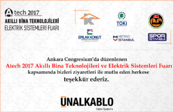 Atech 2017 Fuarını Tamamladık