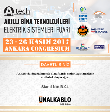 Yakında Atech 2017 Fuarındayız