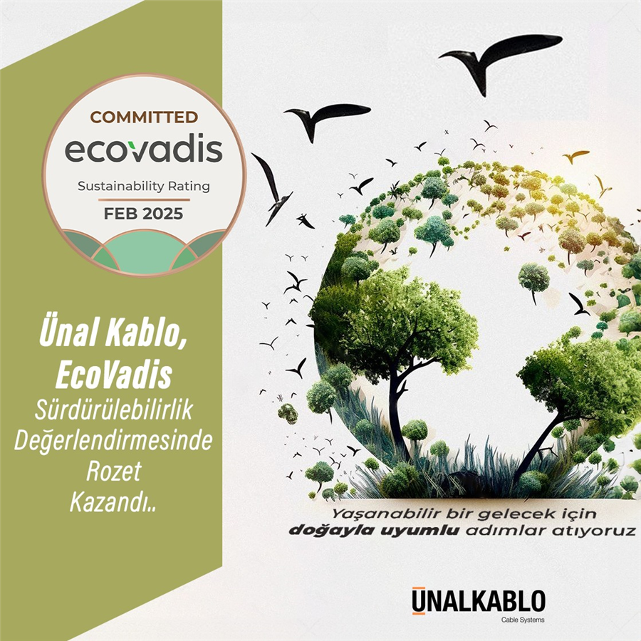 ECOVADIS ROZETİ KAZANDIK..
